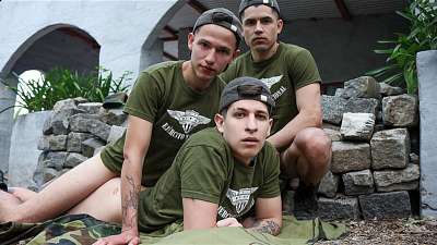 SayUncle: Need a Break to Fuck These Military Hunks Sure Do – Jake Lotti, Bautista Nores, Caetano Soares
